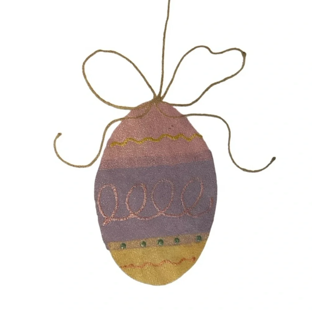 Edward Boutross Handpainted Easter Cloth Napkins  (Set of 4)